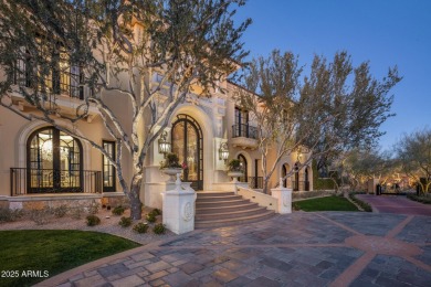 Impeccable Modern Mediterranean Estate in Silverleaf! Built by on Silverleaf Golf Club in Arizona - for sale on GolfHomes.com, golf home, golf lot