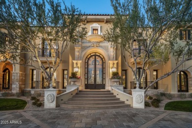 Impeccable Modern Mediterranean Estate in Silverleaf! Built by on Silverleaf Golf Club in Arizona - for sale on GolfHomes.com, golf home, golf lot