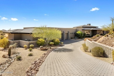 Spectacular mountain & city light views! Nestled in the serene on The Boulders Resort Golf Club in Arizona - for sale on GolfHomes.com, golf home, golf lot