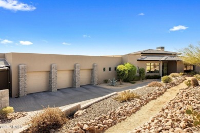 Spectacular mountain & city light views! Nestled in the serene on The Boulders Resort Golf Club in Arizona - for sale on GolfHomes.com, golf home, golf lot