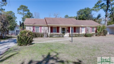 Location, Location, Location.  This mid-century brick ranch is on Bacon Park Golf Course in Georgia - for sale on GolfHomes.com, golf home, golf lot