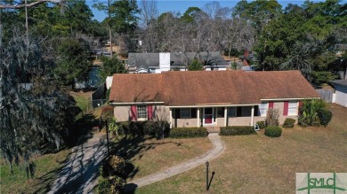 Location, Location, Location.  This mid-century brick ranch is on Bacon Park Golf Course in Georgia - for sale on GolfHomes.com, golf home, golf lot