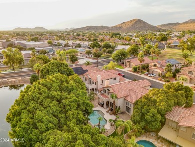 Gorgeous Lakefront Property that feels like your own private on The Legend at Arrowhead in Arizona - for sale on GolfHomes.com, golf home, golf lot