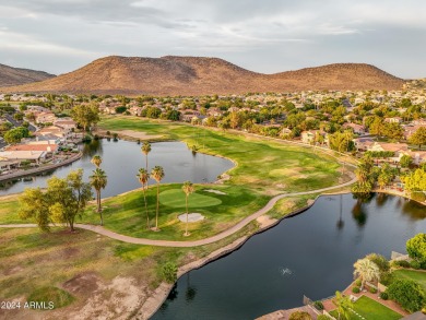 Gorgeous Lakefront Property that feels like your own private on The Legend at Arrowhead in Arizona - for sale on GolfHomes.com, golf home, golf lot