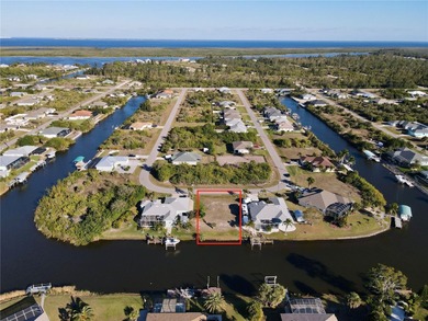 WATERFRONT CLEARED LOT | ONE BRIDGE TO OPEN WATER | 80' OF WATER on Rotonda Golf and Country Club - Long Marsh  in Florida - for sale on GolfHomes.com, golf home, golf lot