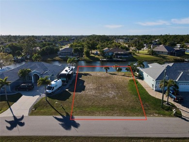 WATERFRONT CLEARED LOT | ONE BRIDGE TO OPEN WATER | 80' OF WATER on Rotonda Golf and Country Club - Long Marsh  in Florida - for sale on GolfHomes.com, golf home, golf lot