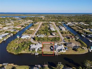 WATERFRONT CLEARED LOT | ONE BRIDGE TO OPEN WATER | 80' OF WATER on Rotonda Golf and Country Club - Long Marsh  in Florida - for sale on GolfHomes.com, golf home, golf lot