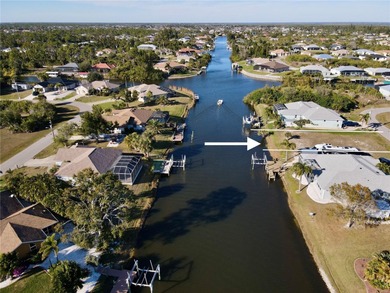 WATERFRONT CLEARED LOT | ONE BRIDGE TO OPEN WATER | 80' OF WATER on Rotonda Golf and Country Club - Long Marsh  in Florida - for sale on GolfHomes.com, golf home, golf lot