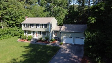 Welcome to this stunning colonial home on a peaceful dead-end on Foxborough Country Club in Massachusetts - for sale on GolfHomes.com, golf home, golf lot
