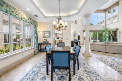 This elegant villa pool home offers 3,222 sf under air & 4,415 on Sailfish Point Golf Club, Inc. in Florida - for sale on GolfHomes.com, golf home, golf lot