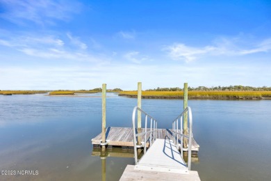 Beautiful marsh-creek retreat w/ private dock and unbelievable on Bald Head Island Golf Club in North Carolina - for sale on GolfHomes.com, golf home, golf lot