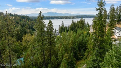 This 0.35-acre lot boasts magnificent views of Hayden Lake's on Hayden Lake Country Club in Idaho - for sale on GolfHomes.com, golf home, golf lot