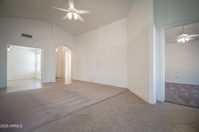 Lovely 2 bed, 2 bath home with a den nestled in the highly on Coyote Lakes Golf Club in Arizona - for sale on GolfHomes.com, golf home, golf lot