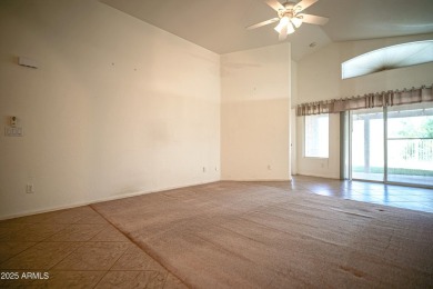 Lovely 2 bed, 2 bath home with a den nestled in the highly on Coyote Lakes Golf Club in Arizona - for sale on GolfHomes.com, golf home, golf lot