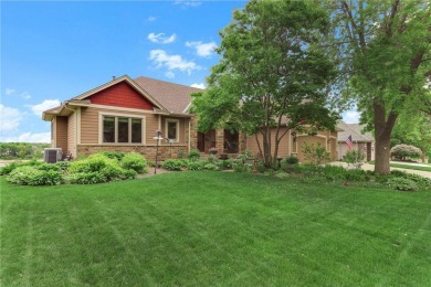 Perched at the top of a hill, this Victoria home offers peaceful on Deer Run Golf Club in Minnesota - for sale on GolfHomes.com, golf home, golf lot