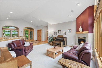 Perched at the top of a hill, this Victoria home offers peaceful on Deer Run Golf Club in Minnesota - for sale on GolfHomes.com, golf home, golf lot