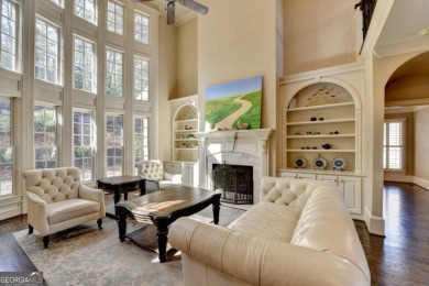 Stunning 5 bed/5.5 bath MASTER-ON-MAIN, 4-side BRICK home with on Laurel Springs Golf Club in Georgia - for sale on GolfHomes.com, golf home, golf lot