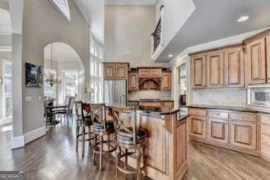 Stunning 5 bed/5.5 bath MASTER-ON-MAIN, 4-side BRICK home with on Laurel Springs Golf Club in Georgia - for sale on GolfHomes.com, golf home, golf lot