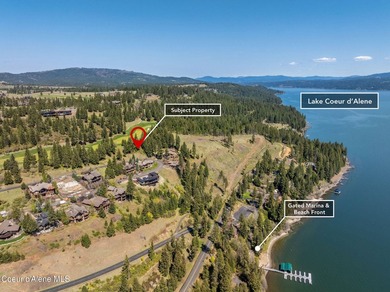 12th Fairway Black Rock lot with nice Lake CDA Views! Fabulous on The Golf Club at Black Rock in Idaho - for sale on GolfHomes.com, golf home, golf lot