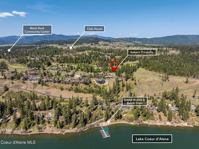 12th Fairway Black Rock lot with nice Lake CDA Views! Fabulous on The Golf Club at Black Rock in Idaho - for sale on GolfHomes.com, golf home, golf lot
