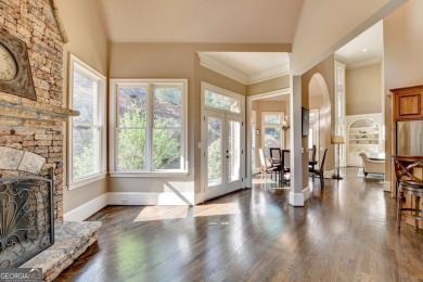 Stunning 5 bed/5.5 bath MASTER-ON-MAIN, 4-side BRICK home with on Laurel Springs Golf Club in Georgia - for sale on GolfHomes.com, golf home, golf lot