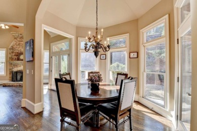 Stunning 5 bed/5.5 bath MASTER-ON-MAIN, 4-side BRICK home with on Laurel Springs Golf Club in Georgia - for sale on GolfHomes.com, golf home, golf lot