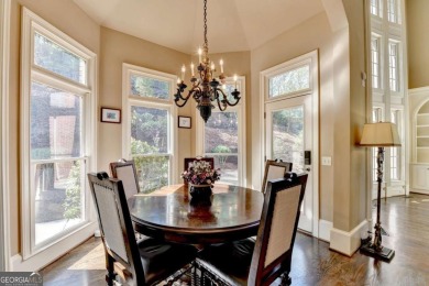 Stunning 5 bed/5.5 bath MASTER-ON-MAIN, 4-side BRICK home with on Laurel Springs Golf Club in Georgia - for sale on GolfHomes.com, golf home, golf lot