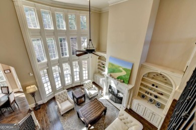 Stunning 5 bed/5.5 bath MASTER-ON-MAIN, 4-side BRICK home with on Laurel Springs Golf Club in Georgia - for sale on GolfHomes.com, golf home, golf lot