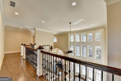 Stunning 5 bed/5.5 bath MASTER-ON-MAIN, 4-side BRICK home with on Laurel Springs Golf Club in Georgia - for sale on GolfHomes.com, golf home, golf lot