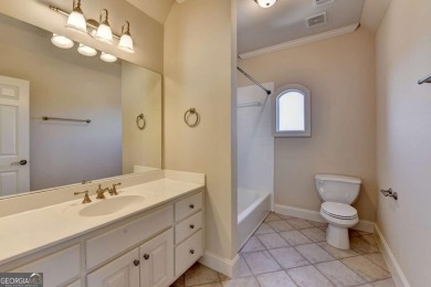 Stunning 5 bed/5.5 bath MASTER-ON-MAIN, 4-side BRICK home with on Laurel Springs Golf Club in Georgia - for sale on GolfHomes.com, golf home, golf lot