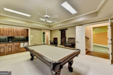 Stunning 5 bed/5.5 bath MASTER-ON-MAIN, 4-side BRICK home with on Laurel Springs Golf Club in Georgia - for sale on GolfHomes.com, golf home, golf lot