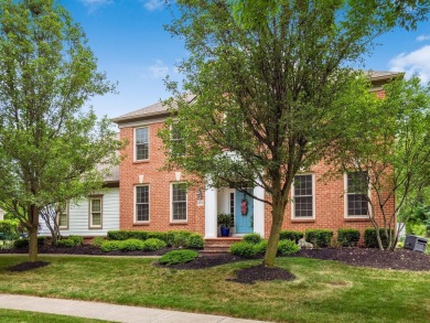 Step into luxury living with this stunning 4-bedroom, 4.5-bath on Golf Club of Dublin in Ohio - for sale on GolfHomes.com, golf home, golf lot