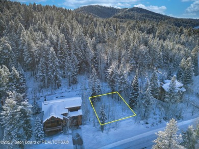 Discover this rare elevated cabin lot in one of the few areas of on Teton Springs Resort and Club in Idaho - for sale on GolfHomes.com, golf home, golf lot