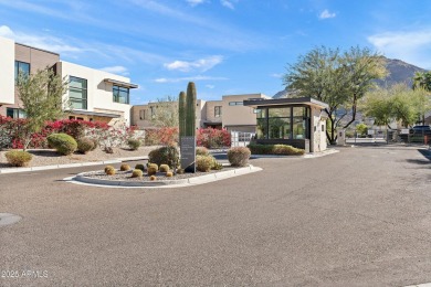 This stunning townhouse in the exclusive, guard-gated Mountain on Mountain Shadows Executive Golf Course in Arizona - for sale on GolfHomes.com, golf home, golf lot