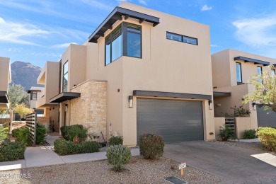 This stunning townhouse in the exclusive, guard-gated Mountain on Mountain Shadows Executive Golf Course in Arizona - for sale on GolfHomes.com, golf home, golf lot