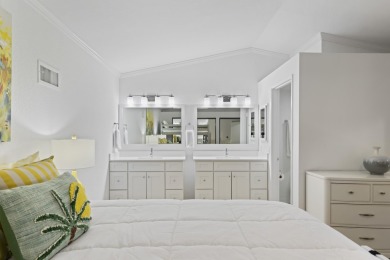 Set along the 12th fairway with views of the 13th tee and nearby on Woodhaven Country Club in California - for sale on GolfHomes.com, golf home, golf lot