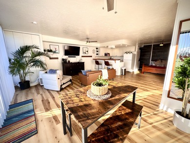 Beautifully furnished ground-floor corner unit located directly on Waikoloa Village Golf Club in Hawaii - for sale on GolfHomes.com, golf home, golf lot