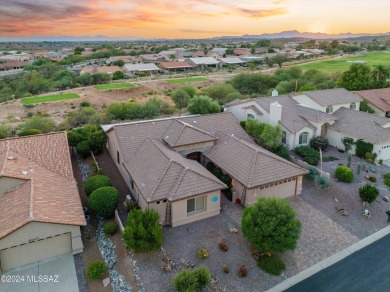 This stunning desert home with separate casita plus a den on Saddlebrooke Golf Course in Arizona - for sale on GolfHomes.com, golf home, golf lot