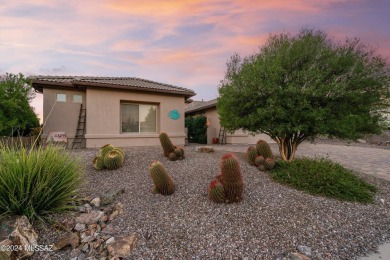 This stunning desert home with separate casita plus a den on Saddlebrooke Golf Course in Arizona - for sale on GolfHomes.com, golf home, golf lot