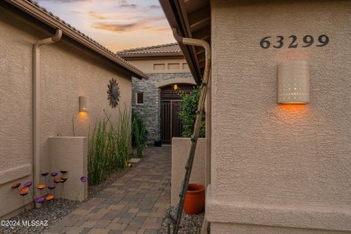 This stunning desert home with separate casita plus a den on Saddlebrooke Golf Course in Arizona - for sale on GolfHomes.com, golf home, golf lot