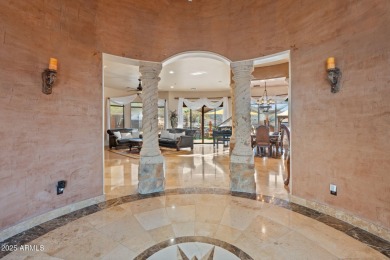 Tuscan charm meets desert living in this stunning 4 bed, 4.5 on Estrella Mountain Ranch Golf Course in Arizona - for sale on GolfHomes.com, golf home, golf lot