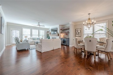 Exquisite END-UNIT townhome in the PRESTIGIOUS GATED community on Rivermont Golf and Country Club in Georgia - for sale on GolfHomes.com, golf home, golf lot