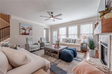 Exquisite END-UNIT townhome in the PRESTIGIOUS GATED community on Rivermont Golf and Country Club in Georgia - for sale on GolfHomes.com, golf home, golf lot