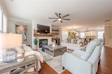 Exquisite END-UNIT townhome in the PRESTIGIOUS GATED community on Rivermont Golf and Country Club in Georgia - for sale on GolfHomes.com, golf home, golf lot