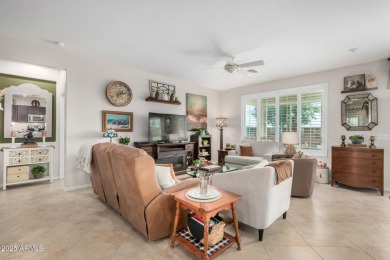 Custom lead glass entry sets the tone for this stunning duet on  in Arizona - for sale on GolfHomes.com, golf home, golf lot