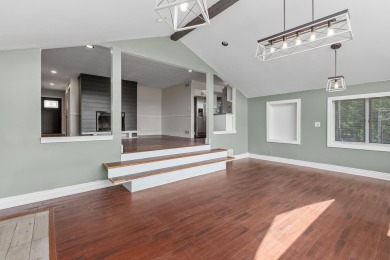 This 5-bedroom, 23/4-bath, 4,000 sq ft home is the ultimate on Lake of Four Seasons Country Club in Indiana - for sale on GolfHomes.com, golf home, golf lot