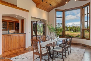 This stunning custom-built Jackson Hole Golf & Tennis home is on on Jackson Hole Golf and Tennis Club in Wyoming - for sale on GolfHomes.com, golf home, golf lot