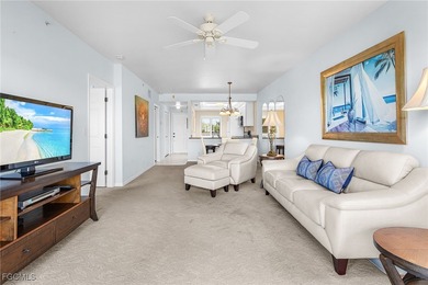 When you enter this 3rd floor 2 BR 2BA condo in MUIRFIELD @ on Golfview Golf and Racquet Club in Florida - for sale on GolfHomes.com, golf home, golf lot