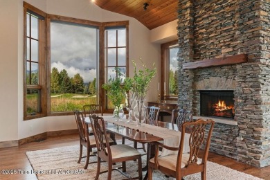 This stunning custom-built Jackson Hole Golf & Tennis home is on on Jackson Hole Golf and Tennis Club in Wyoming - for sale on GolfHomes.com, golf home, golf lot