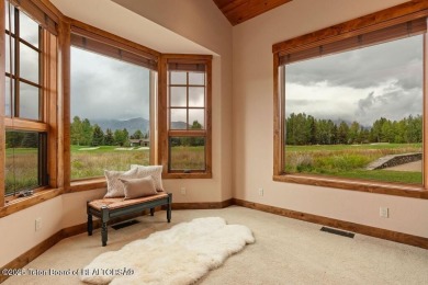 This stunning custom-built Jackson Hole Golf & Tennis home is on on Jackson Hole Golf and Tennis Club in Wyoming - for sale on GolfHomes.com, golf home, golf lot